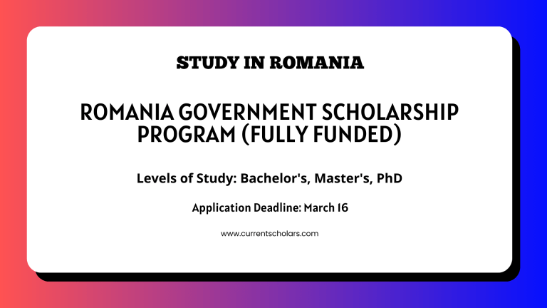 Romania Government Scholarships